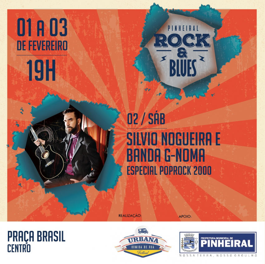 Pinheiral terá festival de Rock e Blues neste final de semana