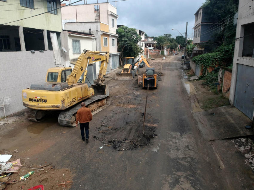 Furban realiza obras contra inundação e melhorias de servidões no bairro Água Limpa em Volta Redonda