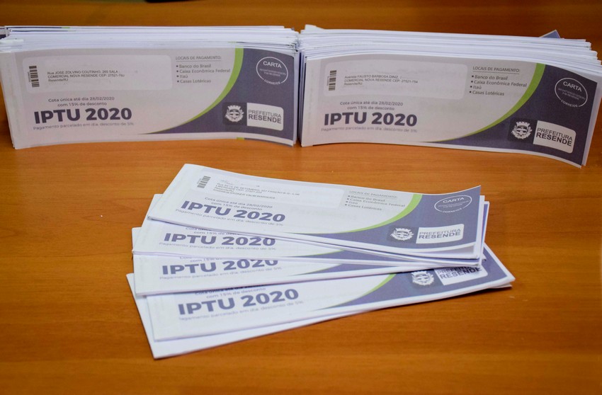 Resende prorroga prazo para pagamento de parcelas do IPTU