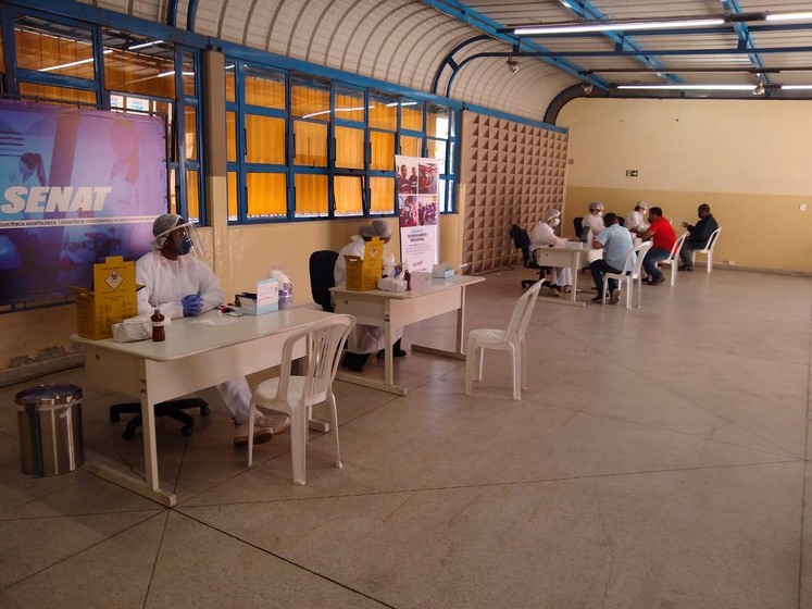Prefeitura de Barra Mansa auxilia Sest Senat na testagem de Covid-19 em profissionais do transporte