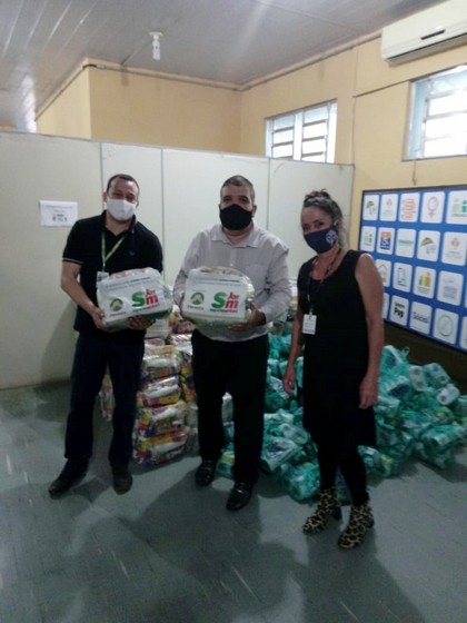 Prefeitura de Barra Mansa recebe doação de 150 cestas básicas