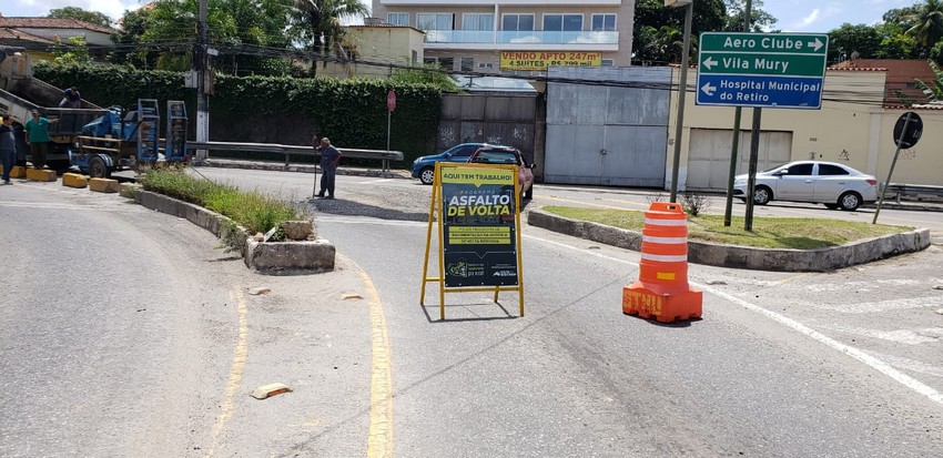 Volta Redonda recebe serviços de asfaltamento durante o final de semana