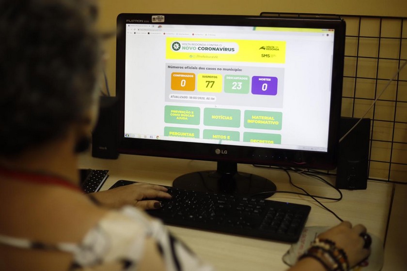 Prefeitura de volta Redonda cria página para informar a população sobre o Coronavírus