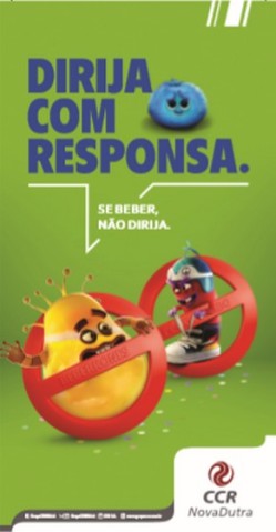 Campanha “Se beber, não dirija” da CCR NovaDutra alerta sobre os perigos do álcool no trânsito