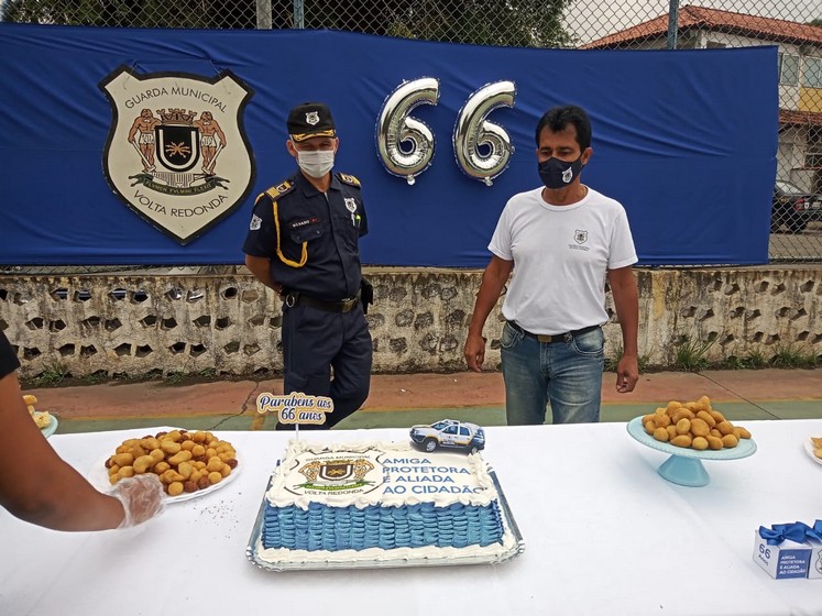 Guarda Municipal de Volta Redonda celebra 66 anos com culto e presença de agentes aposentados