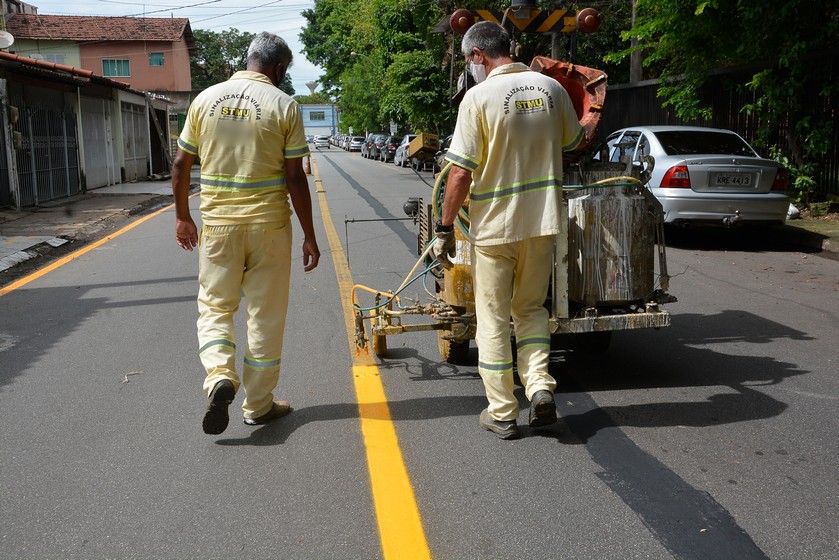 Prefeitura retoma melhorias na sinalização de vias em Volta Redonda