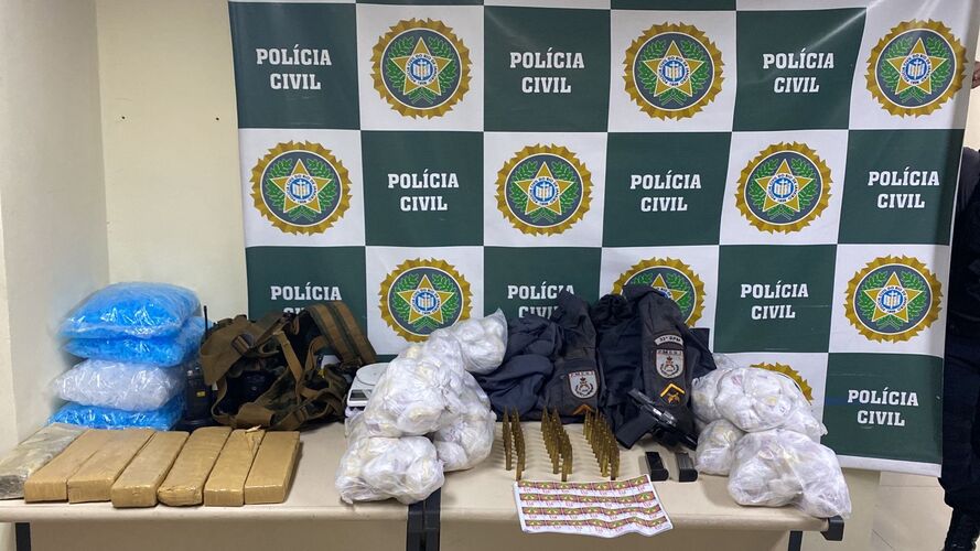 Operação contra o tráfico de drogas é deflagrada pela Polícia Civil de Volta Redonda
