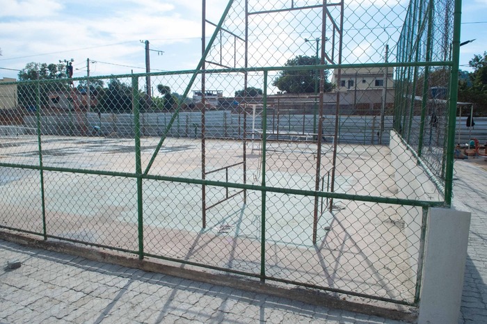 Revitalização da quadra do Rolamão em Pinheiral está na reta final